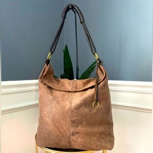 Magnolia Brown Leather Hobo Bag